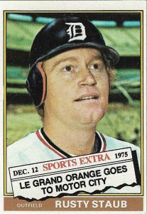 Rusty Staub – 'Le Grand Orange' – 1970s Baseball