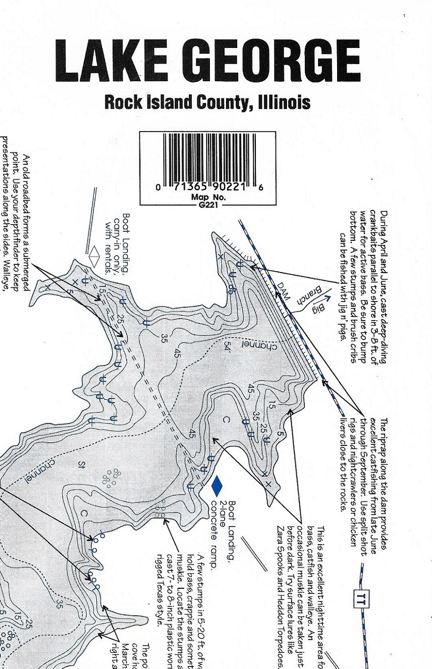 lake george contour map